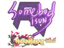 Sticker | somebody | Shanghai 2024