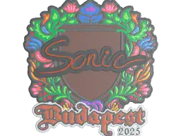 Sticker | Sonic (Embroidered) | Budapest 2025