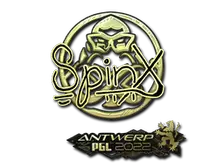 Sticker | Spinx (Gold) | Antwerp 2022