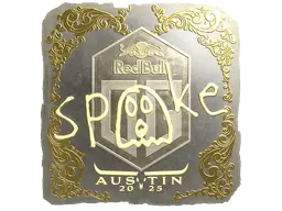 Sticker | spooke (Gold) | Austin 2025