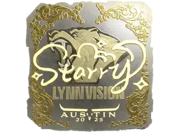 Sticker | Starry (Gold) | Austin 2025