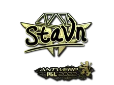 Sticker | stavn (Gold) | Antwerp 2022
