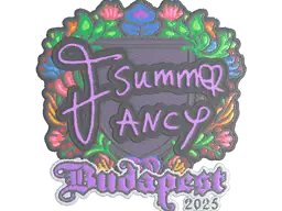 Sticker | Summer (Embroidered) | Budapest 2025