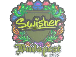 Sticker | Swisher (Embroidered) | Budapest 2025