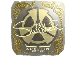 Sticker | Swisher (Gold) | Austin 2025