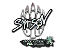 Sticker | syrsoN (Glitter) | Antwerp 2022