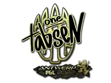 Sticker | tabseN (Gold) | Antwerp 2022