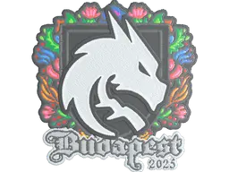 Sticker | Team Spirit (Embroidered) | Budapest 2025