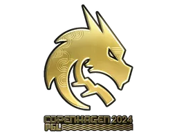 Sticker | Team Spirit (Gold) | Copenhagen 2024