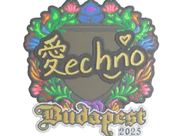 Sticker | Techno4K (Embroidered) | Budapest 2025