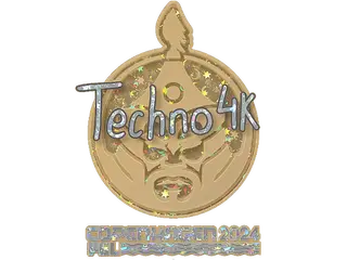 Sticker | Techno4K (Glitter) | Copenhagen 2024