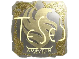 Sticker | TeSeS (Gold) | Austin 2025