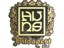 Sticker | The Huns (Gold) | Budapest 2025