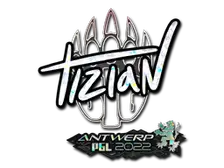 Sticker | tiziaN (Glitter) | Antwerp 2022
