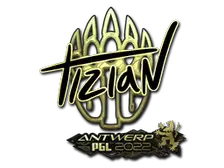 Sticker | tiziaN (Gold) | Antwerp 2022