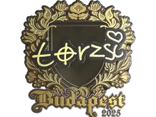 Sticker | torzsi (Gold) | Budapest 2025