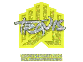 Sticker | TRAVIS (Glitter) | Copenhagen 2024