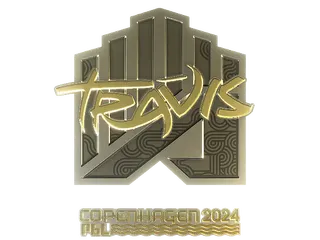 Sticker | TRAVIS (Gold) | Copenhagen 2024