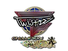 Sticker | Twistzz (Glitter, Champion) | Antwerp 2022