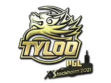 Sticker | Tyloo (Gold) | Stockholm 2021