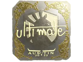 Sticker | ultimate (Gold) | Austin 2025