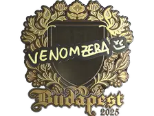 Sticker | venomzera (Gold) | Budapest 2025