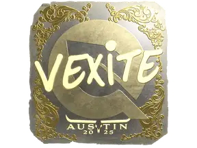 Sticker | vexite (Gold) | Austin 2025