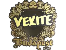 Sticker | vexite (Gold) | Budapest 2025
