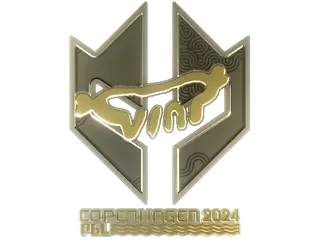 Sticker | VINI (Gold) | Copenhagen 2024