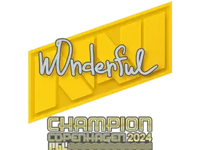 Sticker | w0nderful (Champion) | Copenhagen 2024