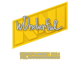 Sticker | w0nderful | Copenhagen 2024