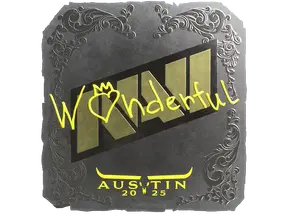 Sticker | w0nderful (Foil) | Austin 2025