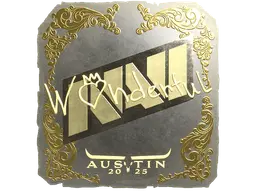 Sticker | w0nderful (Gold) | Austin 2025
