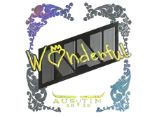 Sticker | w0nderful (Holo) | Austin 2025