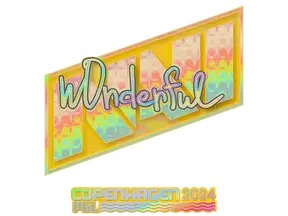 Sticker | w0nderful (Holo) | Copenhagen 2024