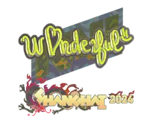 Sticker | w0nderful (Holo) | Shanghai 2024