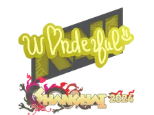 Sticker | w0nderful | Shanghai 2024