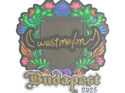 Sticker | westmelon (Embroidered) | Budapest 2025