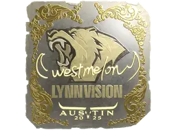 Sticker | westmelon (Gold) | Austin 2025