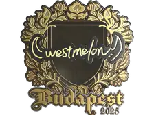 Sticker | westmelon (Gold) | Budapest 2025