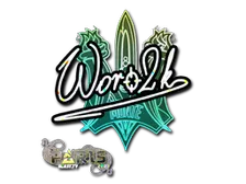 Sticker | Woro2k (Glitter) | Paris 2023