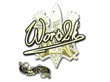 Sticker | Woro2k (Gold) | Paris 2023