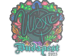Sticker | woxic (Embroidered) | Budapest 2025