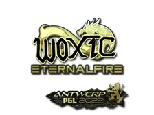 Sticker | woxic (Gold) | Antwerp 2022