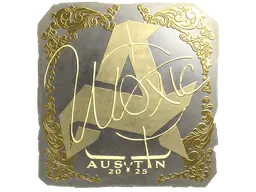 Sticker | woxic (Gold) | Austin 2025