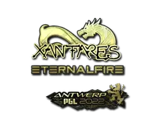 Sticker | XANTARES (Gold) | Antwerp 2022