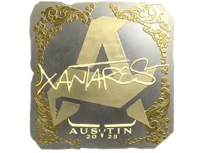 Sticker | XANTARES (Gold) | Austin 2025