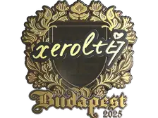 Sticker | xerolte (Gold) | Budapest 2025