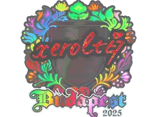 Sticker | xerolte (Holo) | Budapest 2025