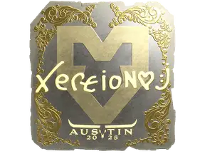 Sticker | xertioN (Gold) | Austin 2025